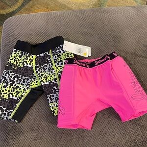 2 sliding shorts - Youth size Small